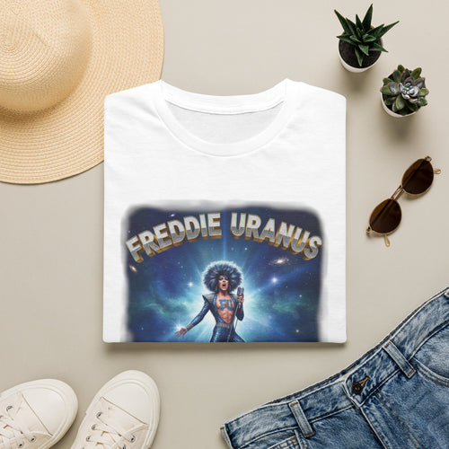 Freddie Uranus Graphic T‑Shirt — Retro Space Disco Band Tee