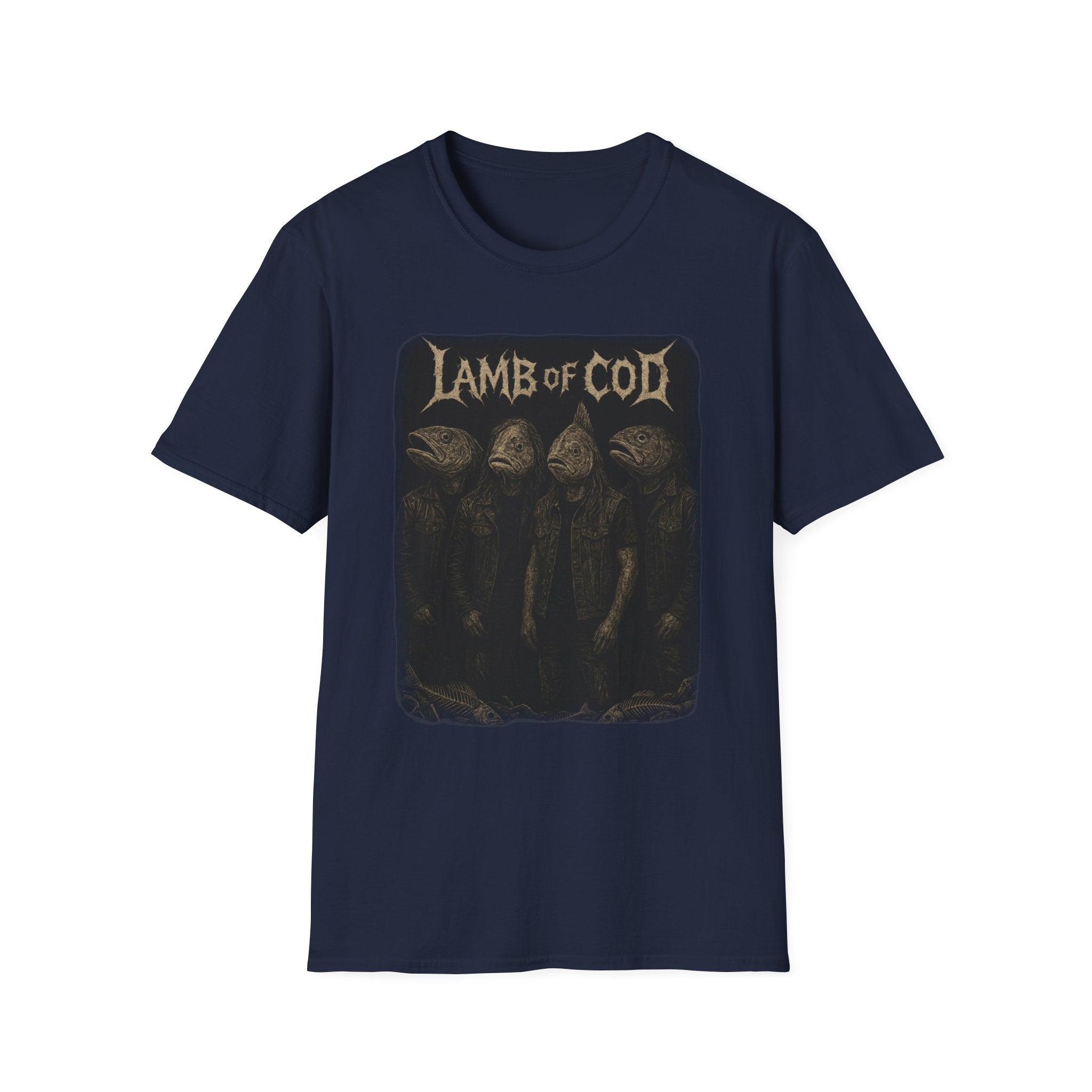 Lamb of Cod Graphic T-Shirt — Retro Fish Band Tee