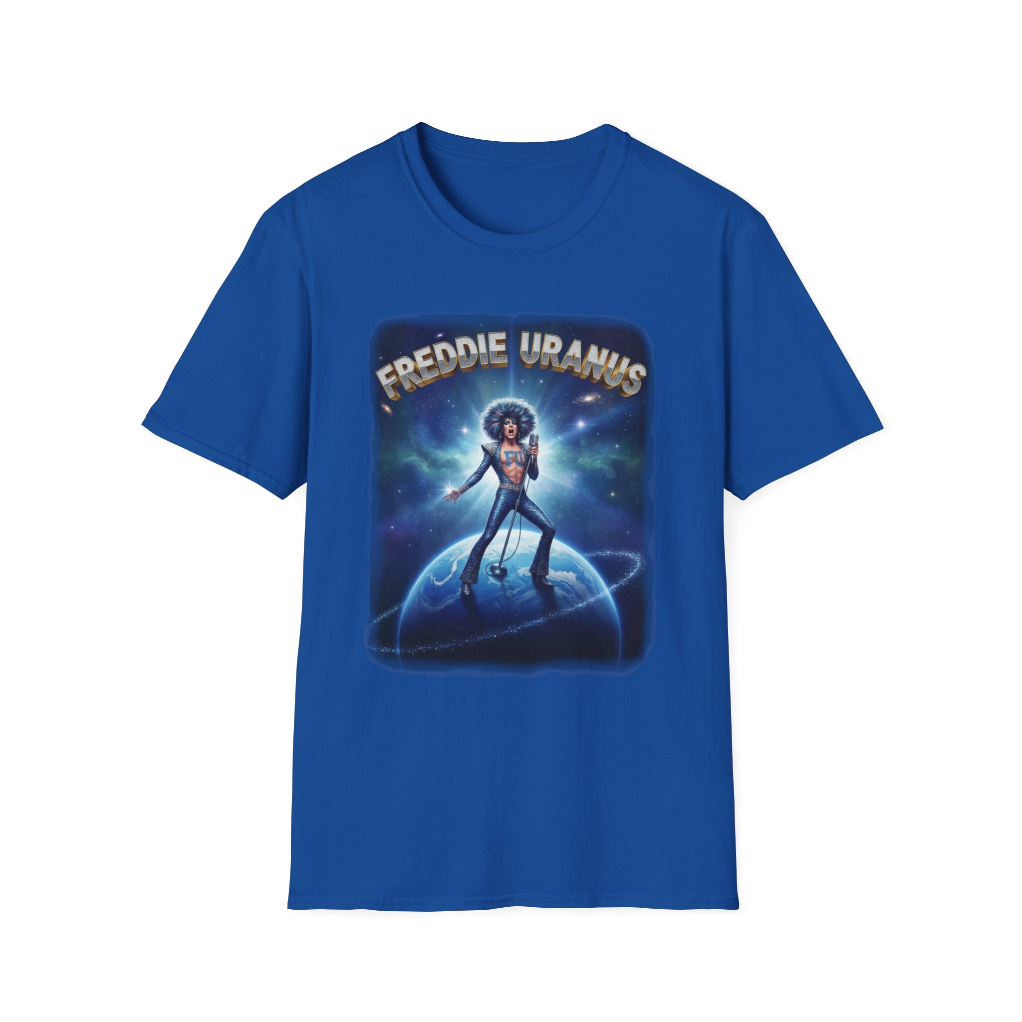 Freddie Uranus Graphic T‑Shirt — Retro Space Disco Band Tee