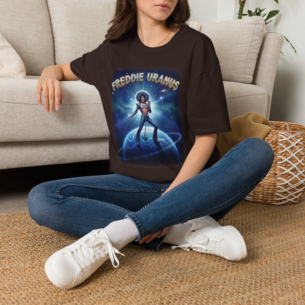 Freddie Uranus Graphic T‑Shirt — Retro Space Disco Band Tee