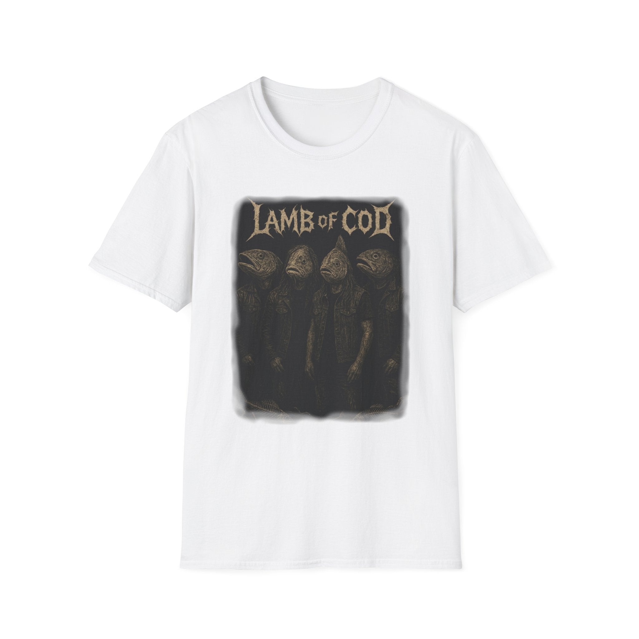 Lamb of Cod Graphic T-Shirt — Retro Fish Band Tee