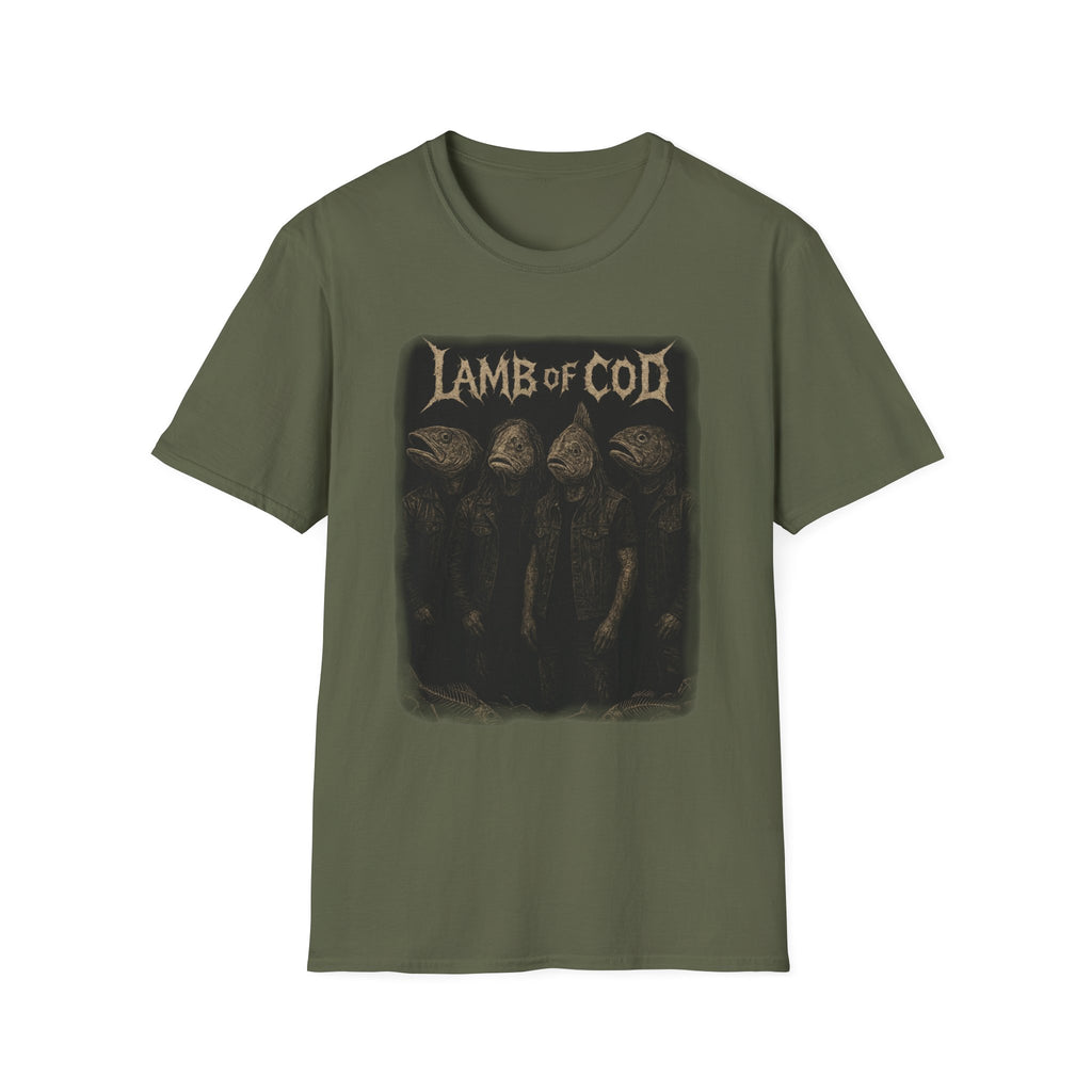 Lamb of Cod Graphic T-Shirt — Retro Fish Band Tee