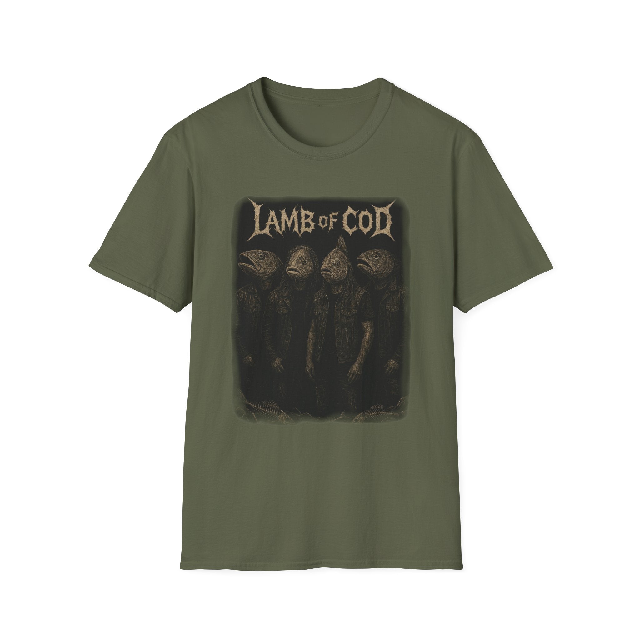 Lamb of Cod Graphic T-Shirt — Retro Fish Band Tee
