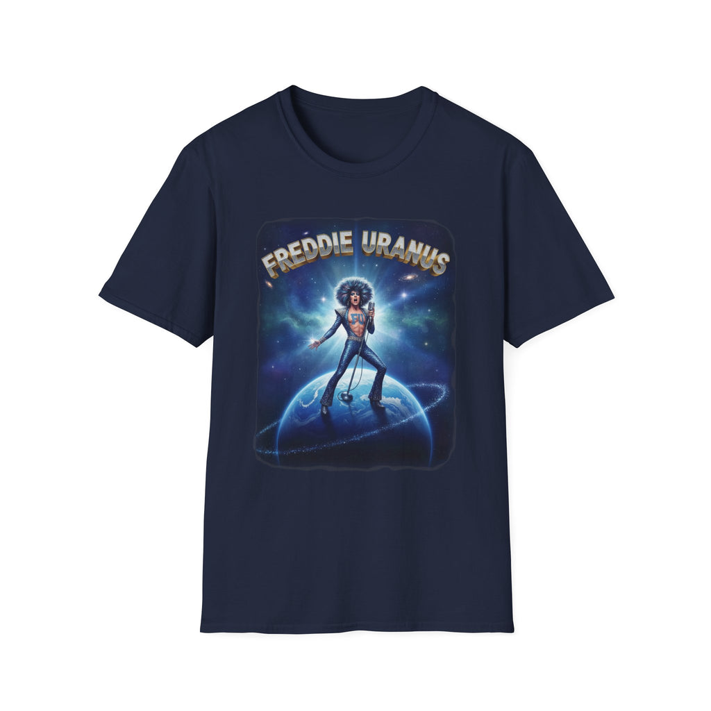 Freddie Uranus Graphic T‑Shirt — Retro Space Disco Band Tee
