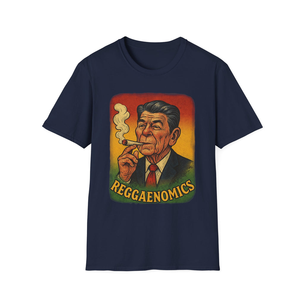 Reggaenomics T-Shirt — Vintage Smoking Statesman Graphic Tee