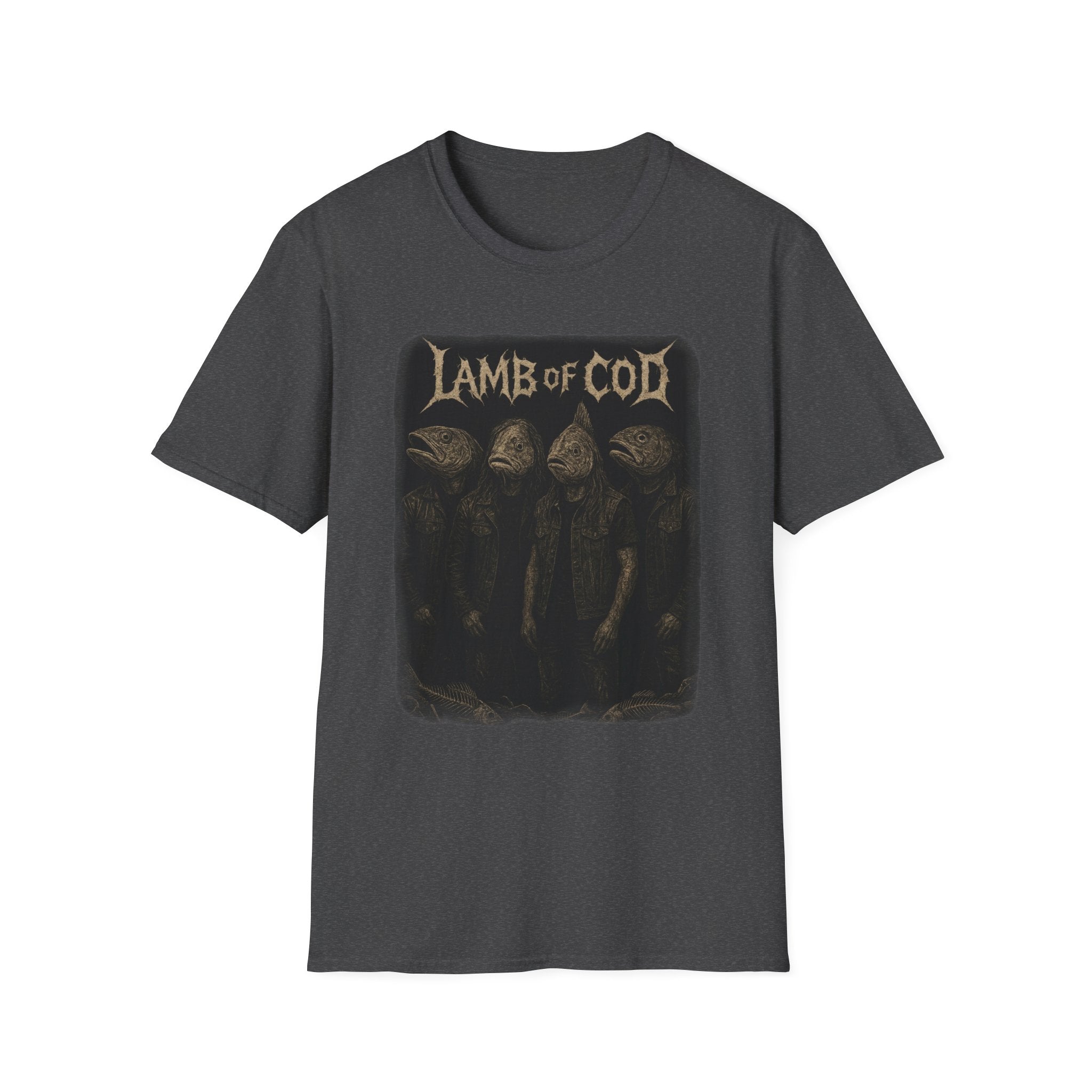 Lamb of Cod Graphic T-Shirt — Retro Fish Band Tee