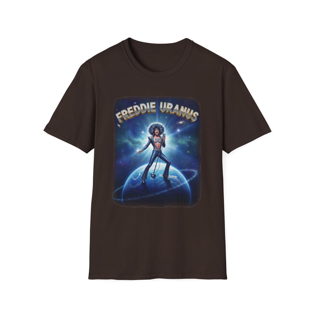 Freddie Uranus Graphic T‑Shirt — Retro Space Disco Band Tee