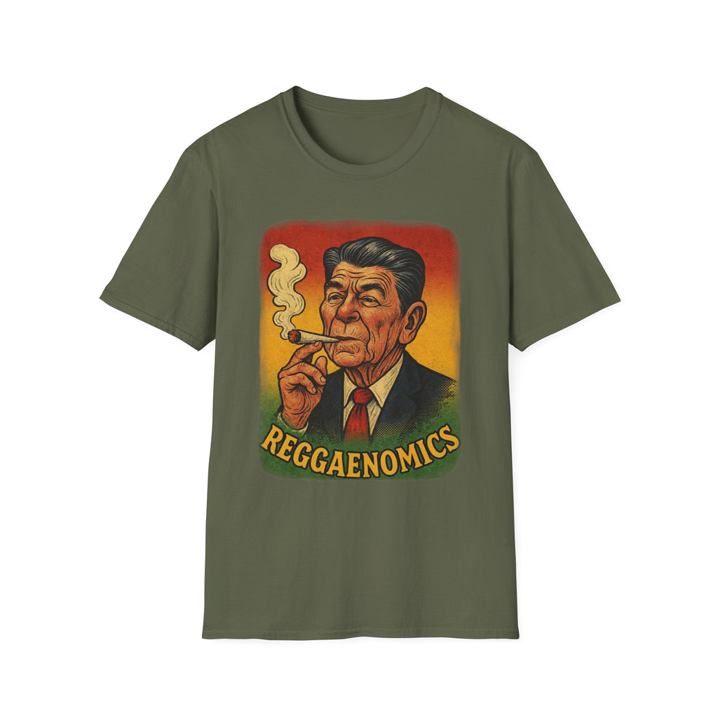 Reggaenomics T-Shirt — Vintage Smoking Statesman Graphic Tee
