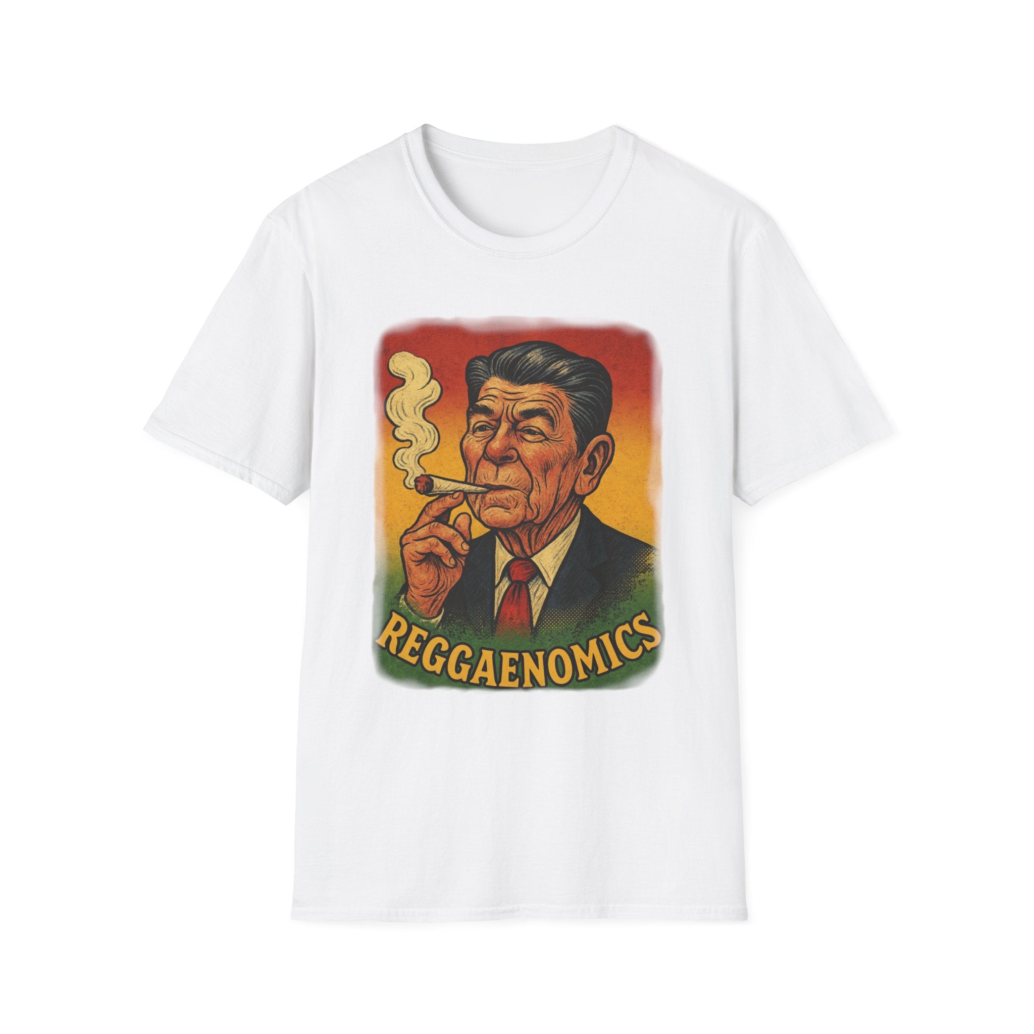Reggaenomics T-Shirt — Vintage Smoking Statesman Graphic Tee