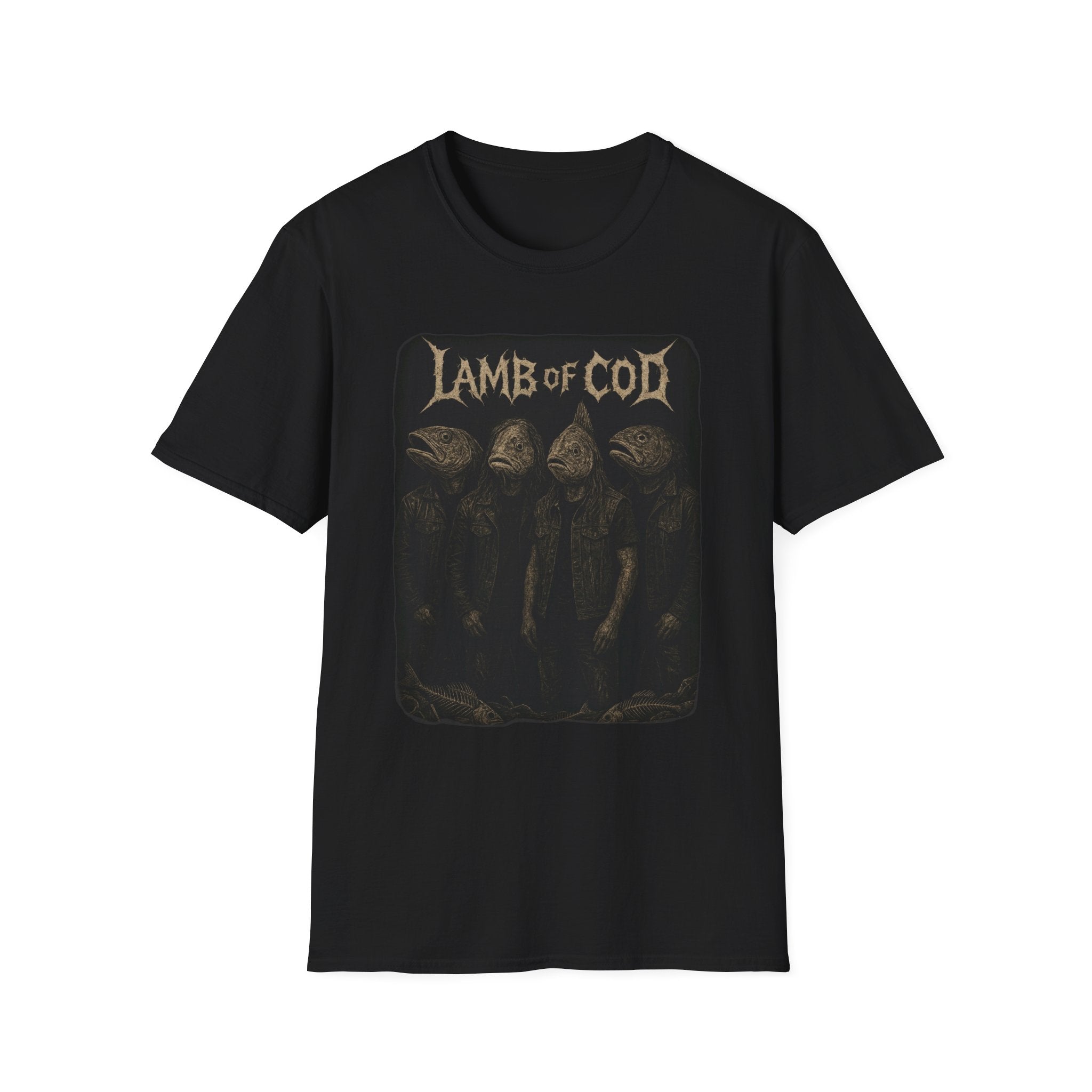 Lamb of Cod Graphic T-Shirt — Retro Fish Band Tee