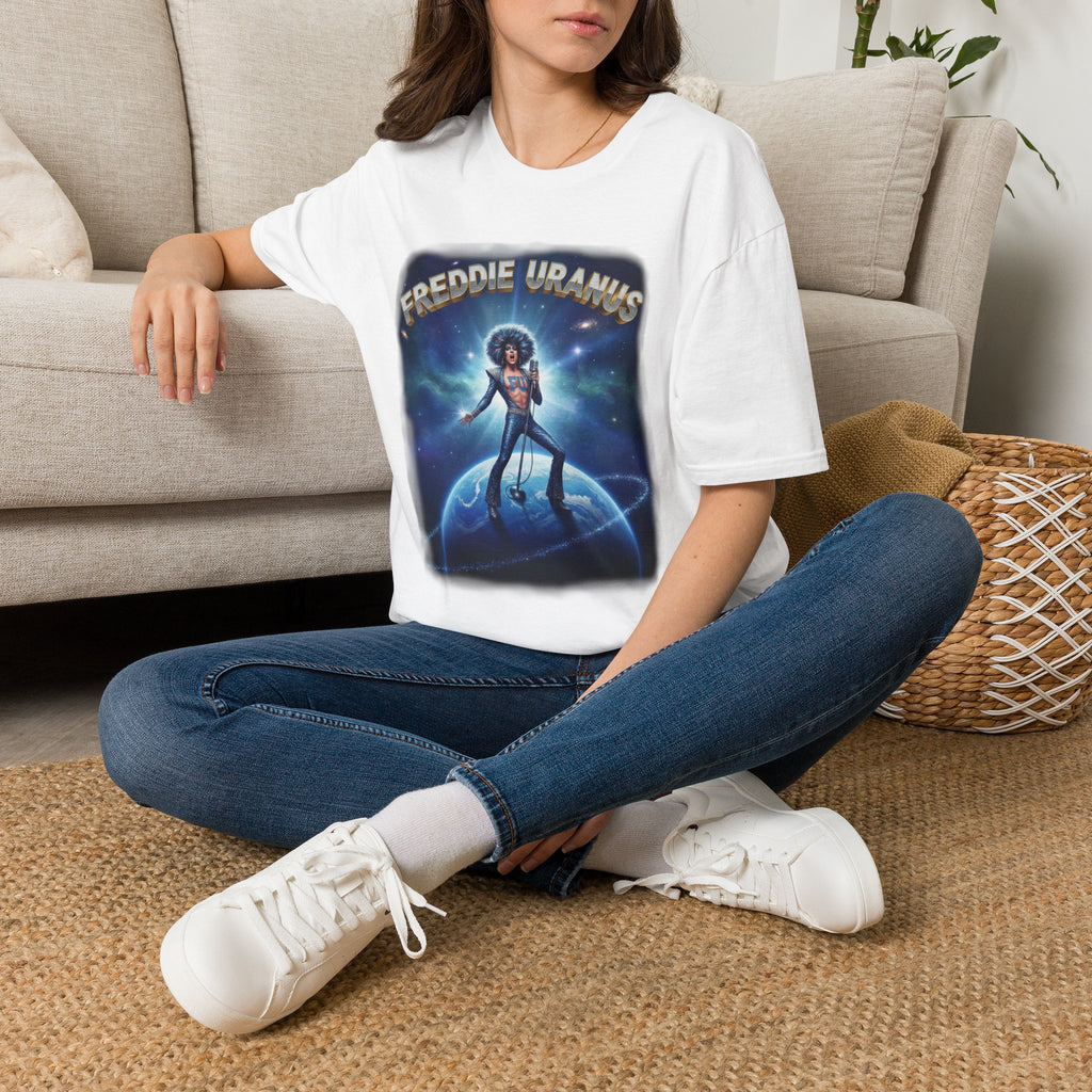Freddie Uranus Graphic T‑Shirt — Retro Space Disco Band Tee