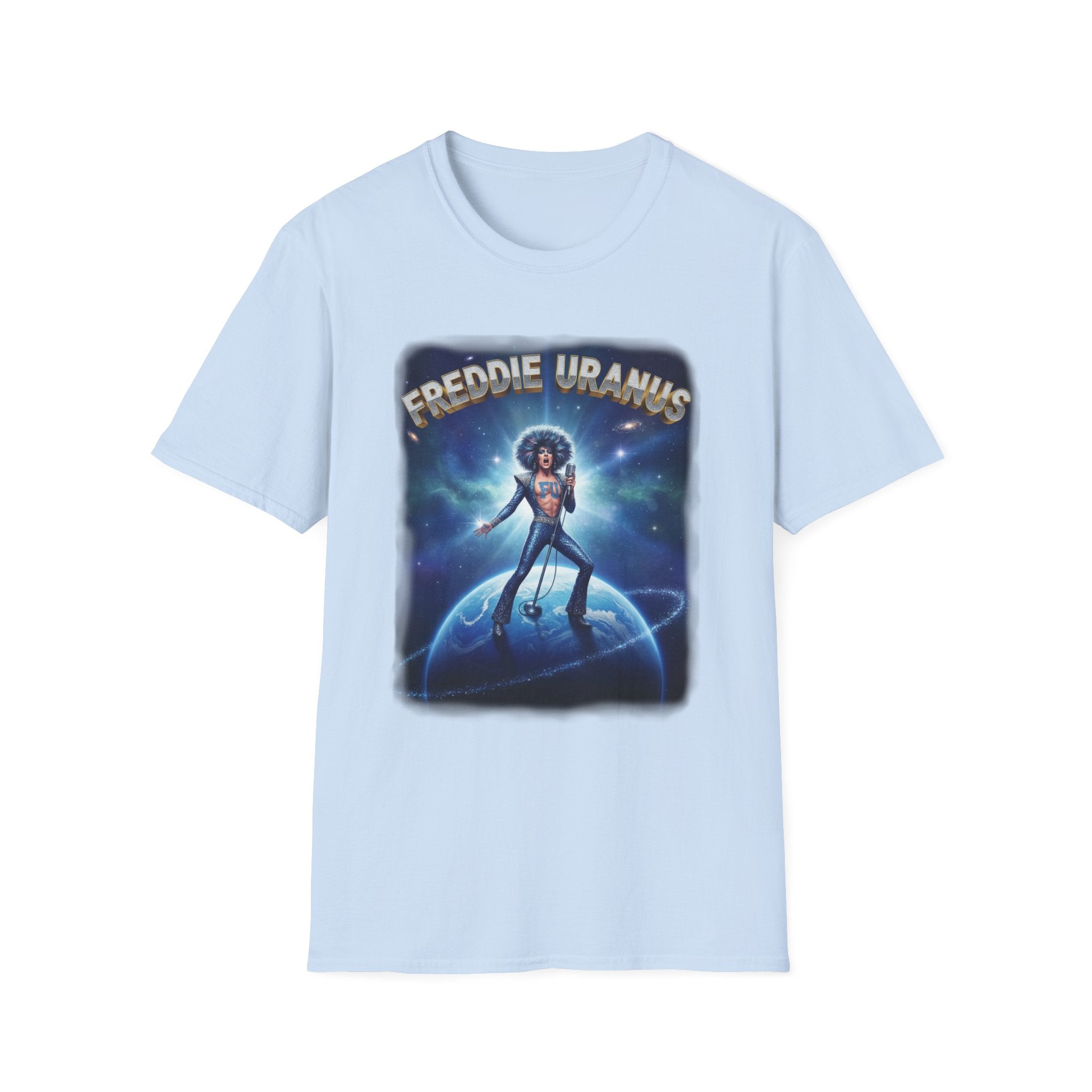 Freddie Uranus Graphic T‑Shirt — Retro Space Disco Band Tee