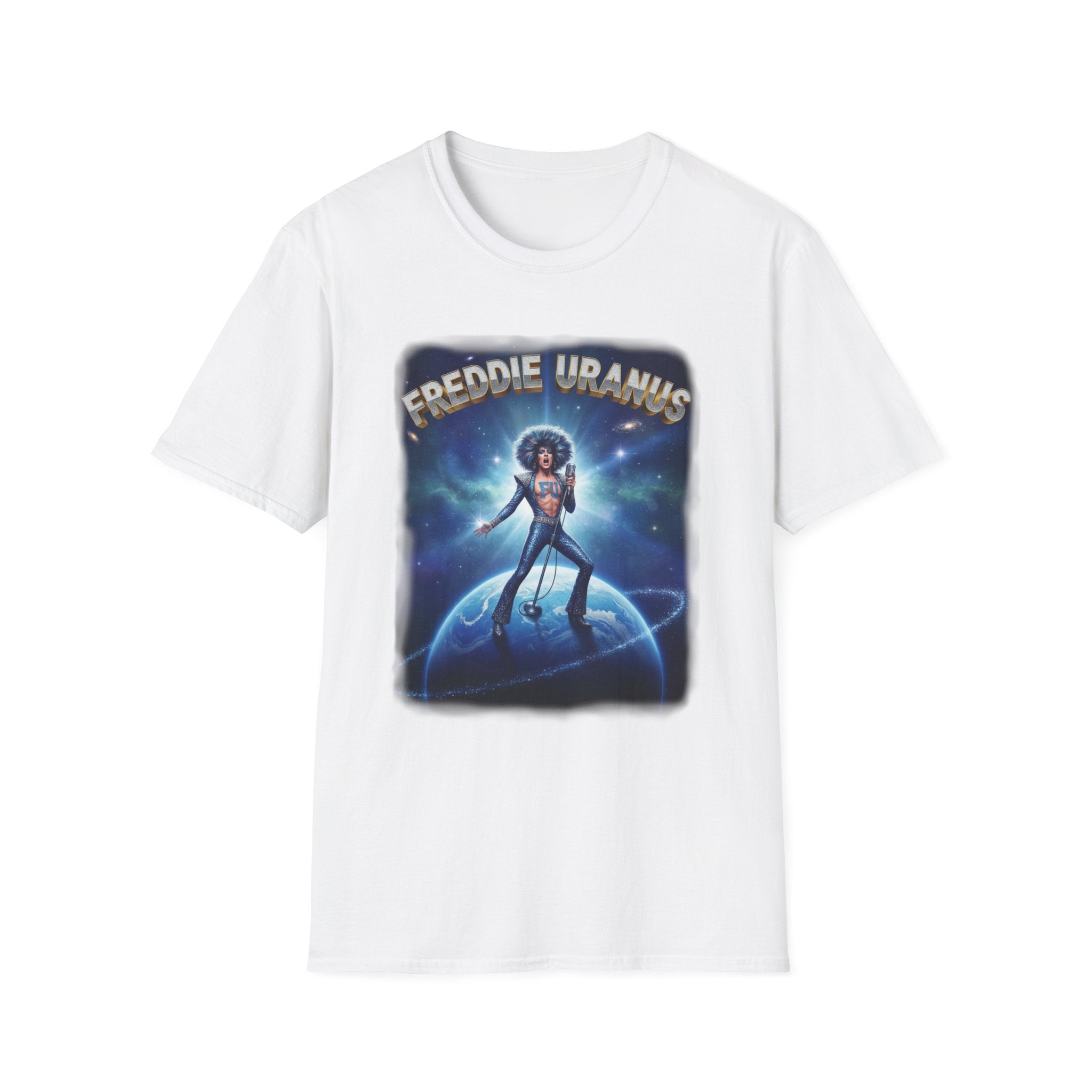 Freddie Uranus Graphic T‑Shirt — Retro Space Disco Band Tee