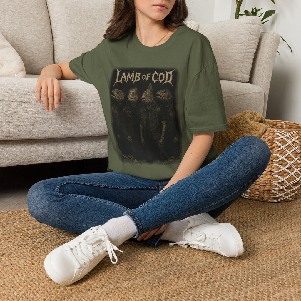 Lamb of Cod Graphic T-Shirt — Retro Fish Band Tee